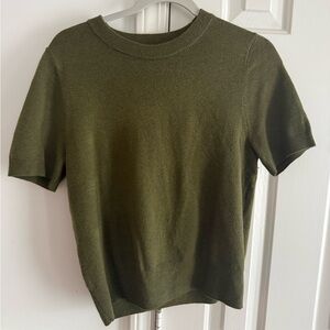 A New Day Olive Knit Top